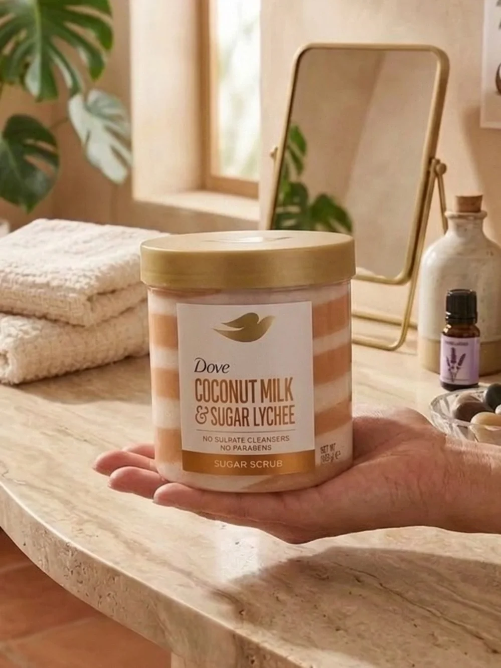 15 oz Coconut Milk & Sugar Lychee Sugar Scrub